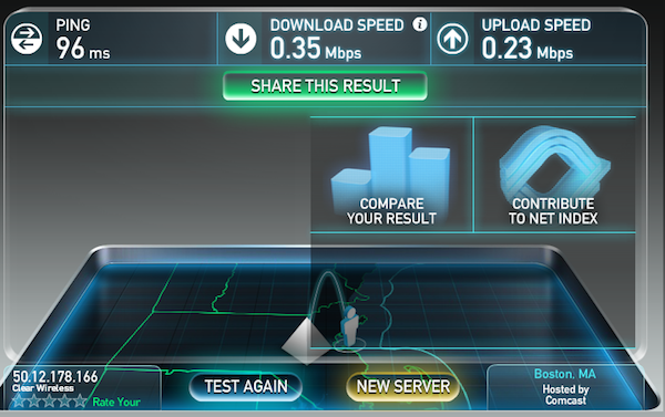 Clear Home Internet Speed Test